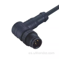 Cable impermeable M12 Cable de cable naranja Cable de conector